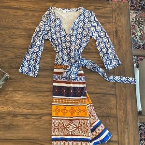DVF wrap dress!
